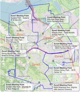 Martinez Area CERT Zone Assembly map
