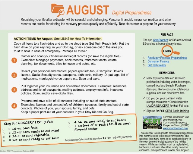 August – Your Month for Digital Preparedness