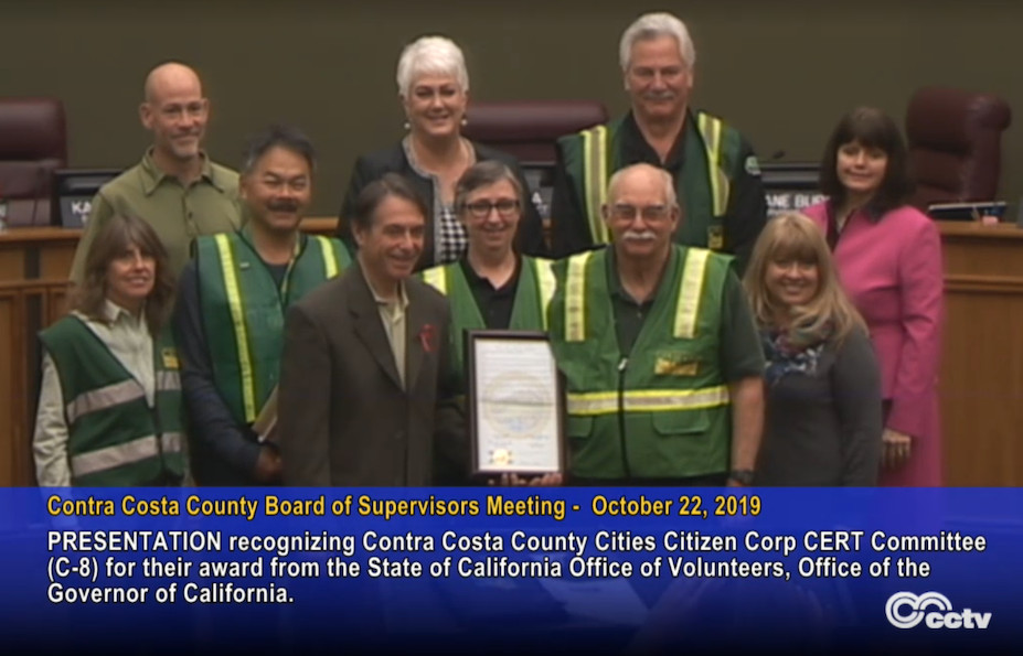 Recognizing the County-Wide CERT Programs