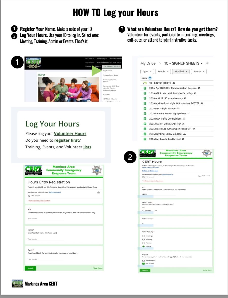 How to Register and Log Your Hours