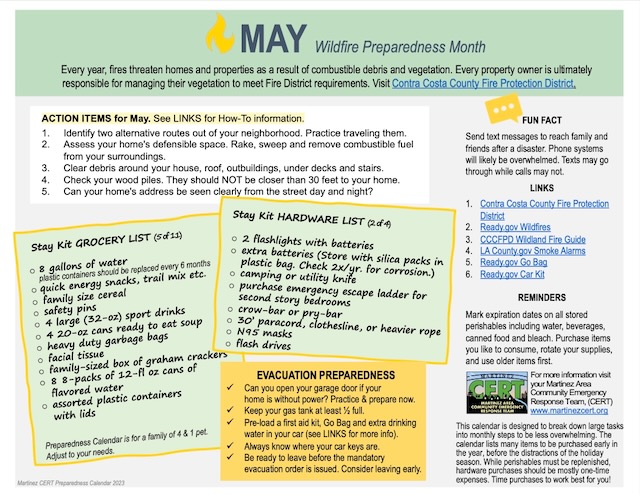 After ALL. THAT. RAIN. May is wildfire preparedness month!