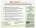 Preparedness Calendar AUGUST 2022