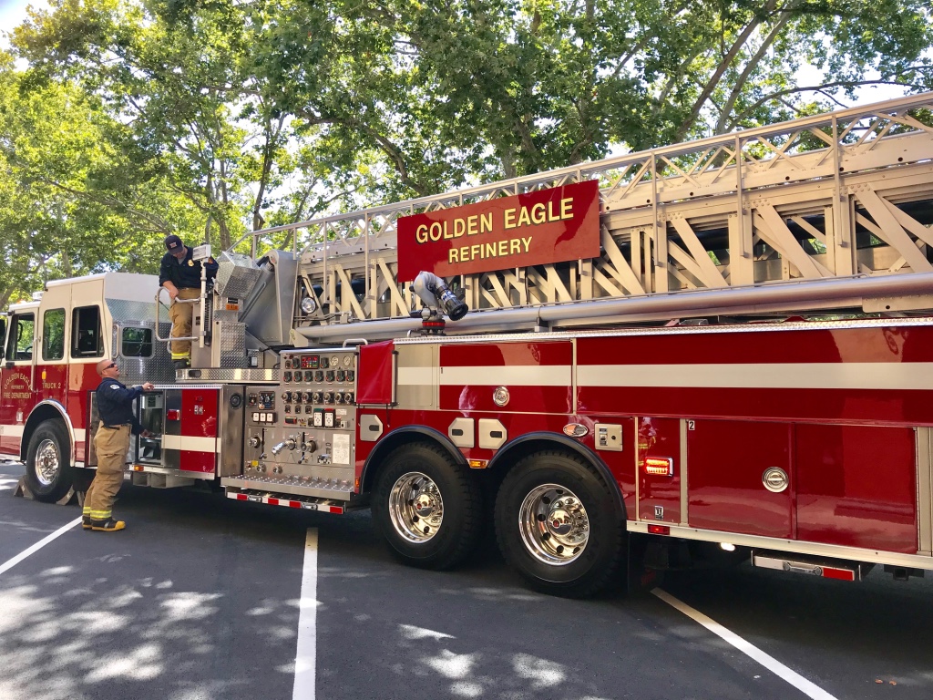 Golden Eagle Refinery fire truck