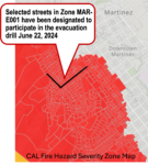 hazard severity zone map w insert