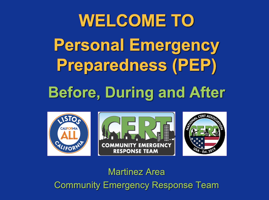 Personal Emergency Prep: Nov. 2020